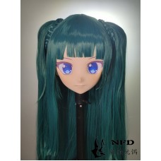 (NFD08)Customize Handmade Crossdress Full Head Female/Girl Resin Japanese Cartoon Character Animego Cosplay Kigurumi Mask